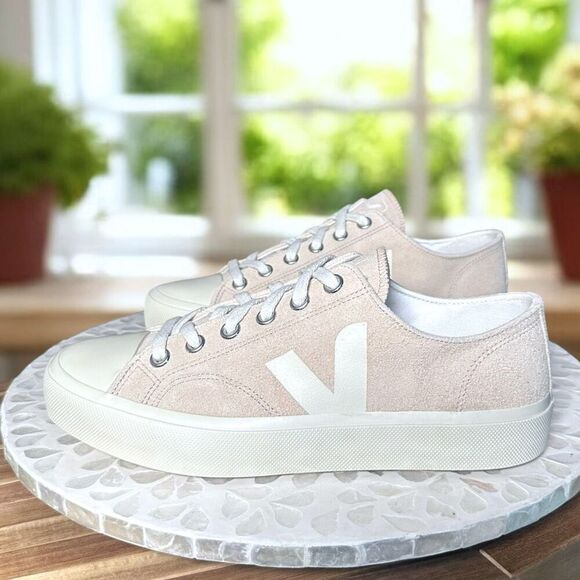 VEJA Wata II Low Leather Suede Almond Pierre Sneakers Shoes Size EU 42 US Women - Picture 4 of 12